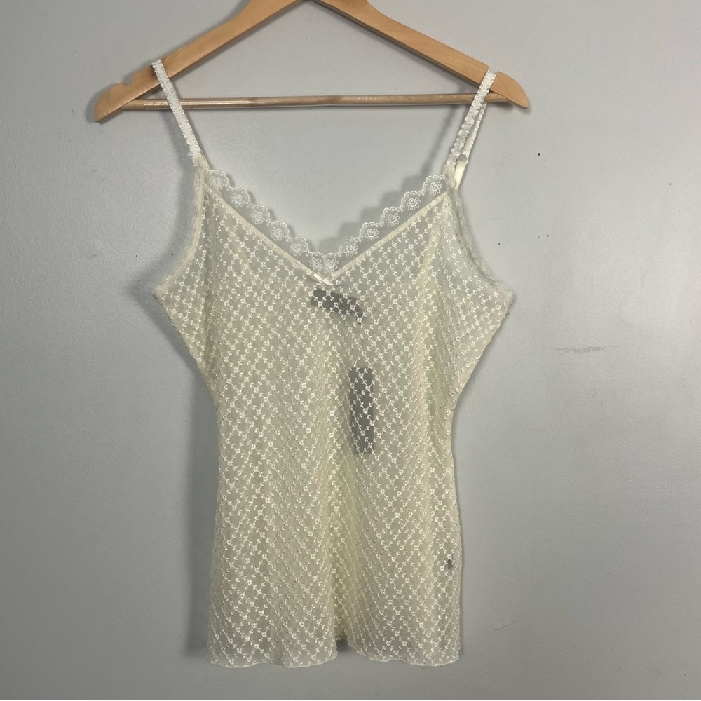 2007 Y2K the limited sheer lace tank top new with tags size medium